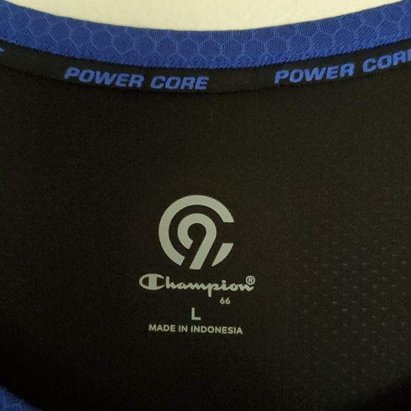 Champion Blue & Black Tank Top - L - Picture 4 of 8
